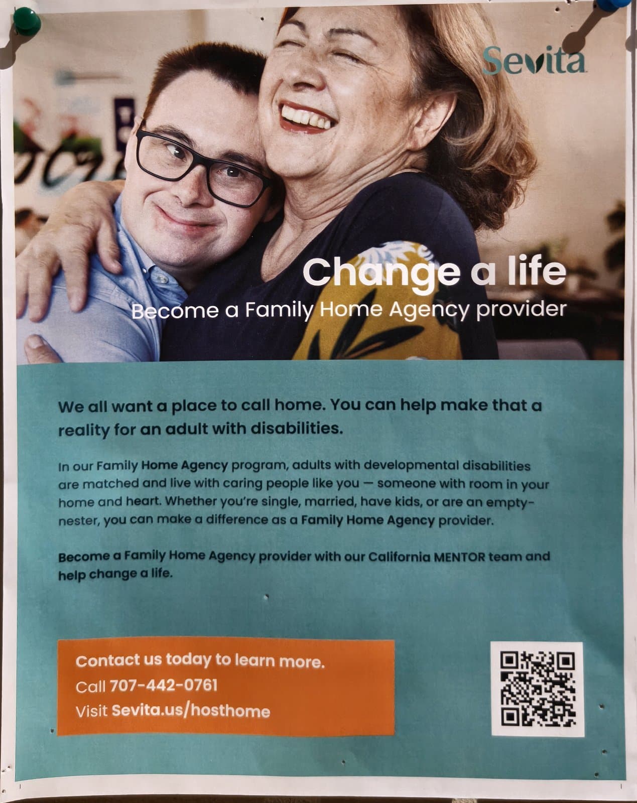 Flyer for Change a Life: Become a Family Home Agency Provider