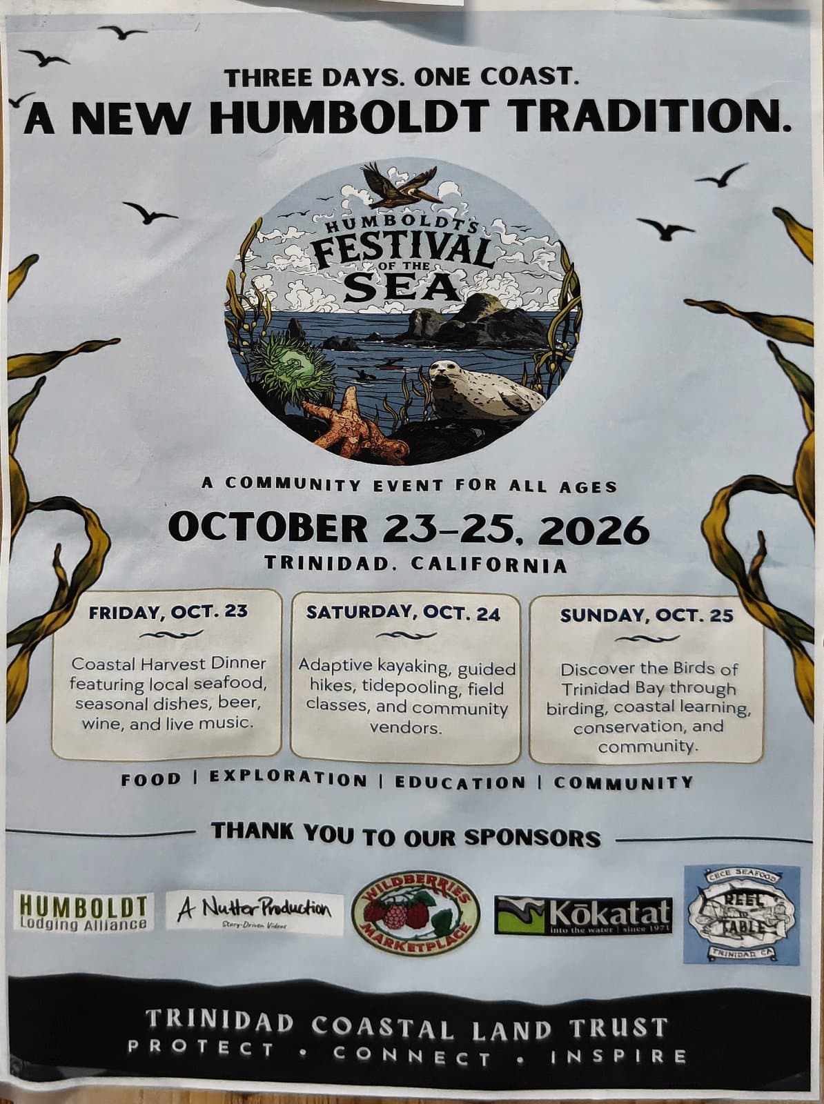 Flyer for Humboldt's Festival of the Sea