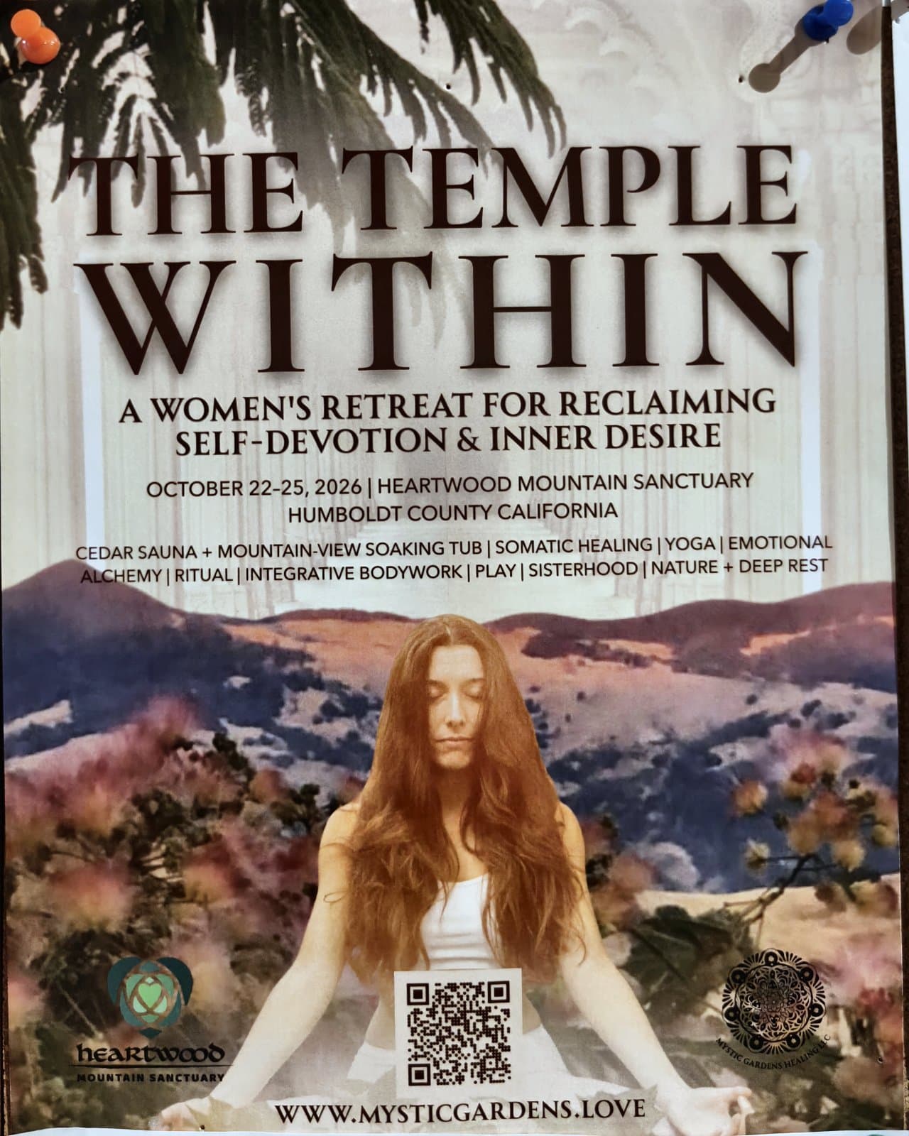 Flyer for The Temple Within